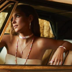 Collier Mi-long RODEO - Rose / Doré -Boutique De Bijoux De Mode 02680192 315 TU M1