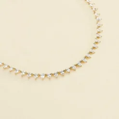 Collier Ras Du Cou OLIMPIA - Cristal / Doré