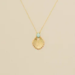 Collier Mi-long ARLEQUIN - Amazonite