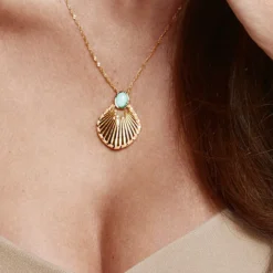 Collier Mi-long ARLEQUIN - Amazonite -Boutique De Bijoux De Mode 02681156 148 TU M2