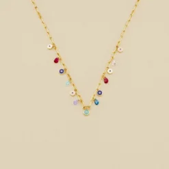 Collier Ras Du Cou CYCLADES - Multicolore / Doré