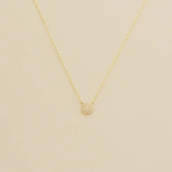 Collier Ras Du Cou CRISTAL - Cristal / Doré