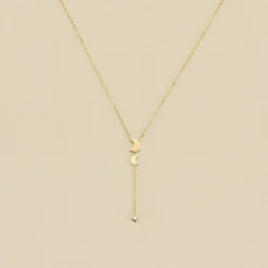 Sautoir LUNAISON - Doré