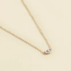 Collier Ras Du Cou ETREINTE - Argenté / Doré