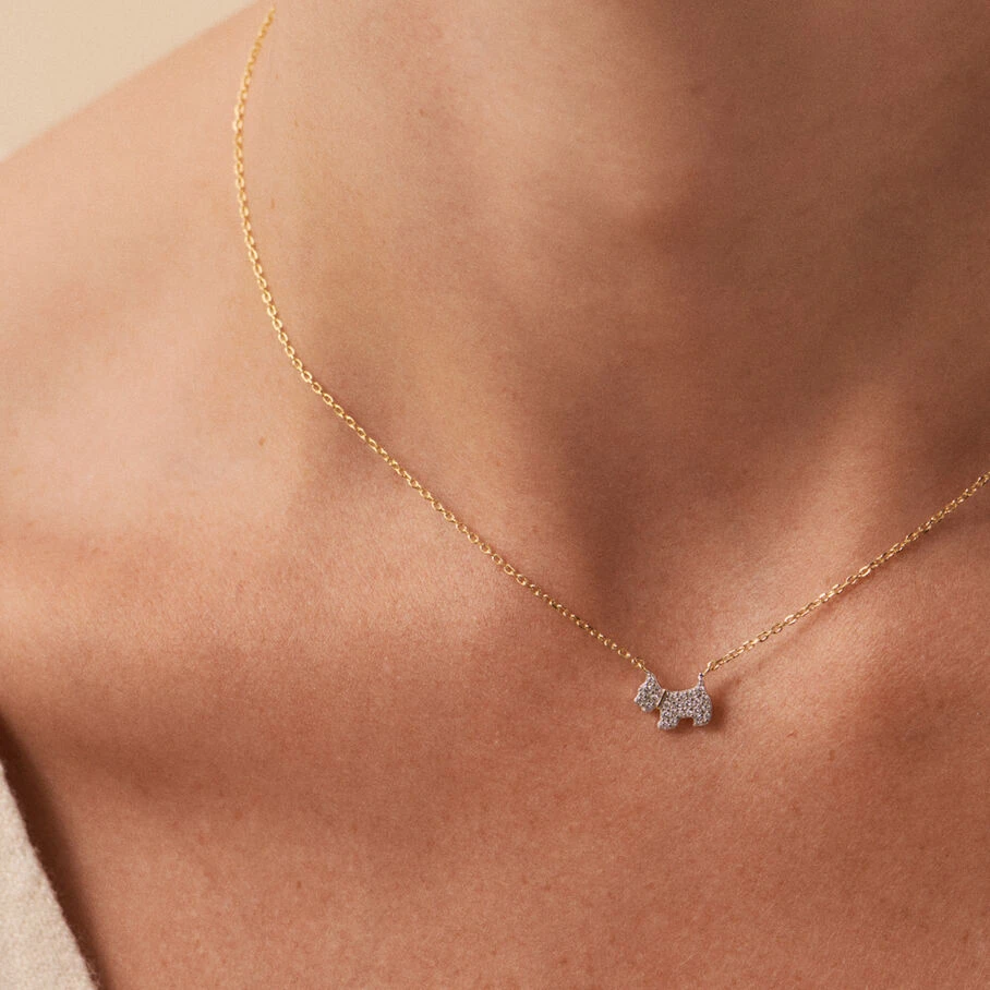 Collier Ras Du Cou MASCOTTE - Argenté / Doré 2 Collier Ras Du Cou MASCOTTE - Argenté / Doré – Image 2