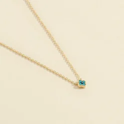 Collier Ras Du Cou BELOVED - Turquoise / Doré