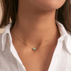 Collier Ras Du Cou ATMA - Amazonite/ Jaune 6 Collier Ras Du Cou ATMA - Amazonite/ Jaune -Boutique De Bijoux De Mode 02690136 780 TU M1