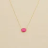 Collier Mi-long ATMA - Nacre /rose