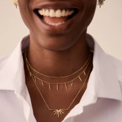 Collier Ras Du Cou RADIEUX - Doré -Boutique De Bijoux De Mode 02690142 157 TU M2